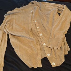 3 for $15 Tan Cardigan Ann Taylor